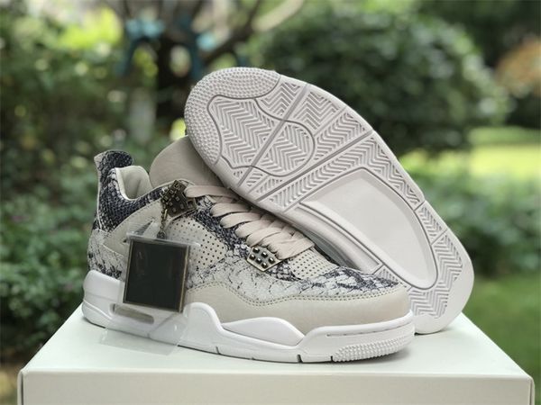 

shoes handmade 4 4s premium snakeskin 819139-030 men trainers sports sneakers original