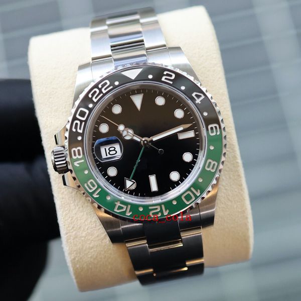 

bp factory maker ii 126720vtnr 'sprite' unworn 2023 oyster bracelet sapphire automatic waterproof fashion men's watch, Slivery;golden