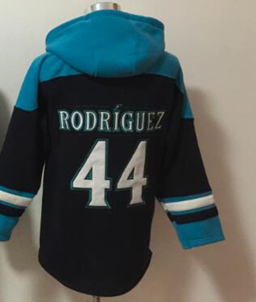 

seattle #44 julio rodriguez fans hoodie american baseball pullover, Black
