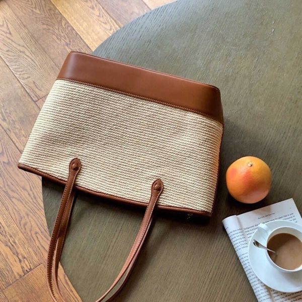 

beach bags woven bag 2023 new summer messenger single shoulder portable simple large capacity tote