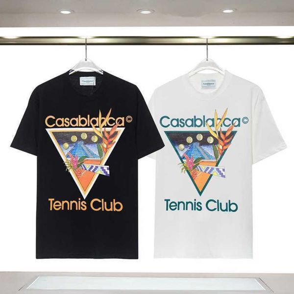

designer mens t shirt summer style tshirts embroidery casa letter printing loose tees trend short sleeve casual shirts asian size s-xxl, White;black