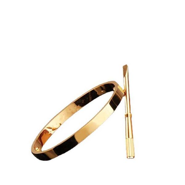 

designer card ten diamond new titanium steel couple colorfast rose gold love bracelee, Black