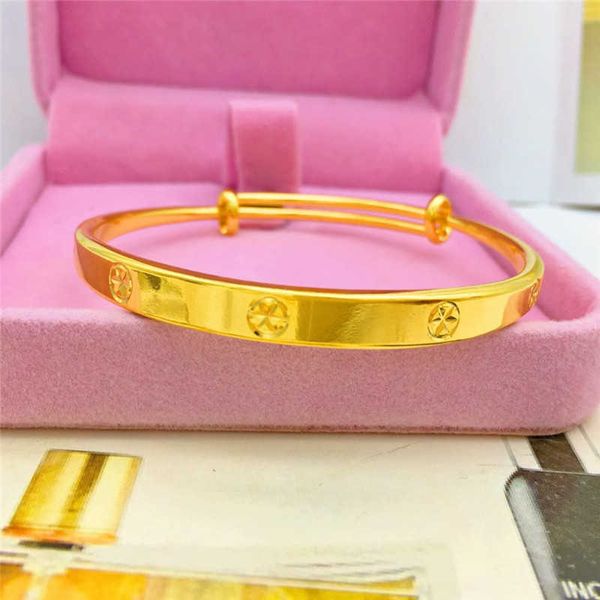 

designer vietnam shajin women's push-pull bracelet card brass gilded ornamentw17o, Black