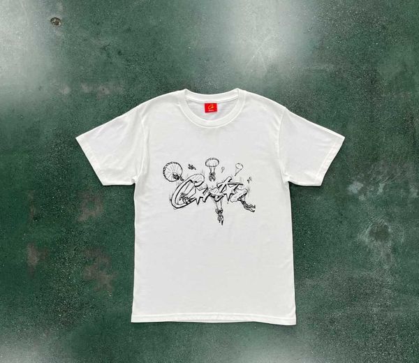 

designer corteiz polo shirt tee central t-shirt uk high street fashion eu size xs-xl at a loss berserk, White;black