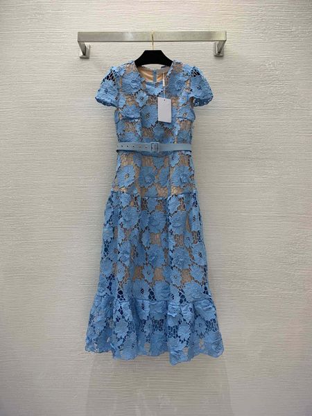 

new s-elf portrait belted place midi dress, Black;gray