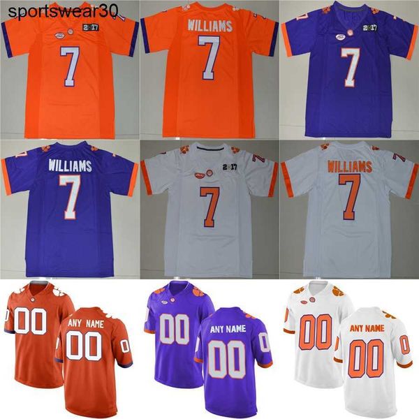 

clemson tigers college football jerseys 2 kelly bryant mark fields 3 amari rodgers 16 will swinney 20 jack purple white orange mens lady kid, Black;red