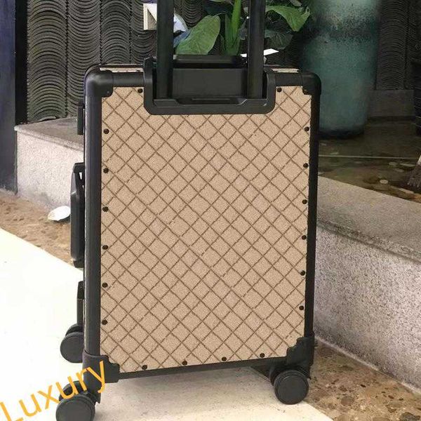 

luxury design trolley travel case suitcase suitcases luggages bags case men women texture draw bar box savoy trolley trunk purse rod box spi