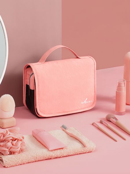 

waterproof toiletry bag multi-functional hanging folding storage bag