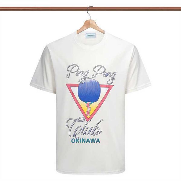 

casa men's t-shirts colorful letter print brand men short-sleeved t-shirt designer outfits tee shirt homme summer o-neck tshirt, White;black