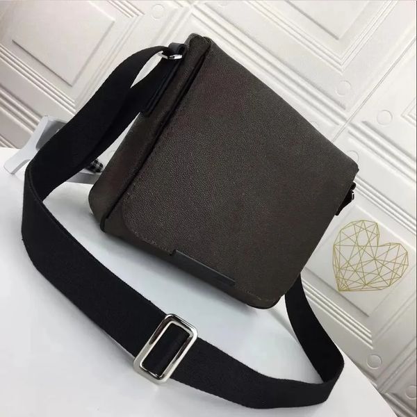 

designer men district flap briefcase postman messenger bag monograms black coated canvas mens designer leather shoulder bags luxurys cross b