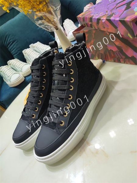 

2023 designer stripe casual shoes fashionable leather lace-up tennis shoe fabric low canvas sports men women, Black