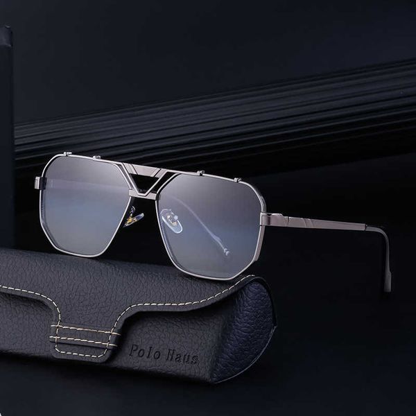 

2023 new steampunk sunglasses for men square driving sunglasses for men shades, White;black