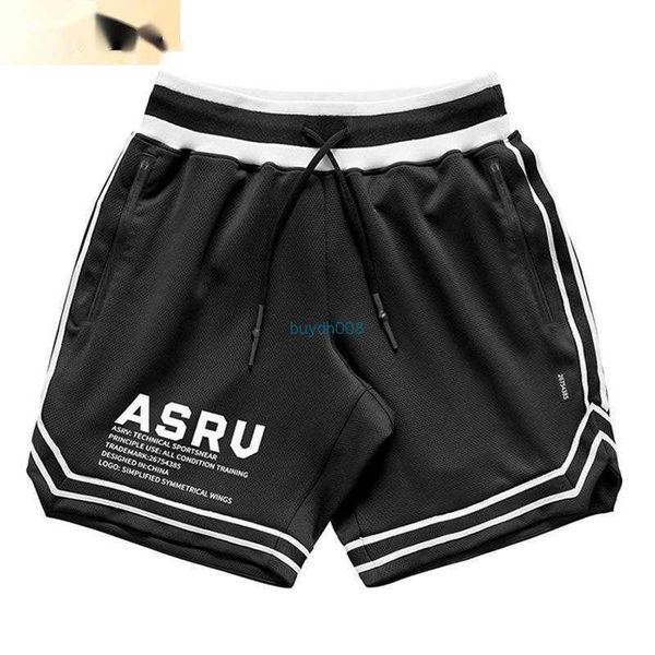 

asr men's fashion fitness shorts summer sports korean version loose fitting large straight casual capris trendy brand quick drying camo, White;black