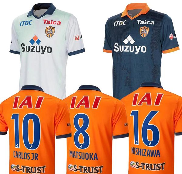 

23-24 shimizu s-pulse thai quality soccer jerseys kingcaps #4 yuji #6 takeuchi #7 kamiya #8 matsuoka#10 carlos jr#14 shirasaki #16 nishizawa, Black;yellow