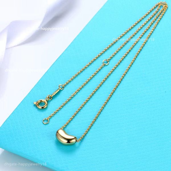

heart necklace fashion designer jewelry luxury love gold necklaces women stainless steel necklace pendant style designers necklaces jewelry, Silver