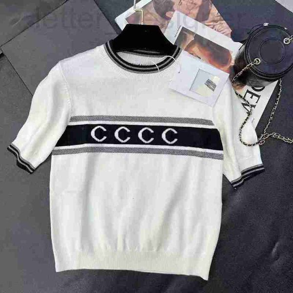

women's t-shirt designer womens knits tees luxury cc fashion designer summer short sleeves white lady slim d6jq