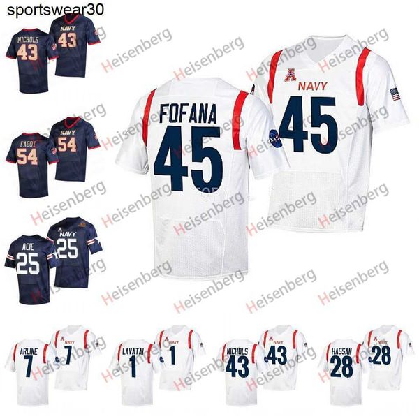 

54 diego fagot navy midshipmen jersey semper fi tai lavatai xavier arline isaac ruoss bijan nichols elias larry anton hall jr maquel haywood, Black;red