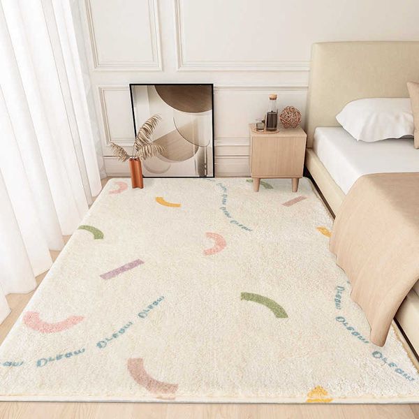 

Modern Minimalism Bedroom Decor Carpet Large Area Carpets for Living Room Children's Room Fluffy Soft Rug Non-slip Washable Mat