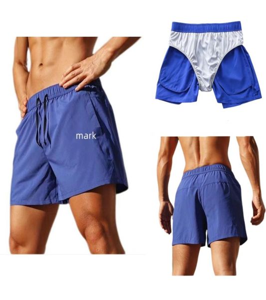 

men yoga drawstring lemens sports shorts summer s mens quick dry fitness three-point pants running training pants 5704854