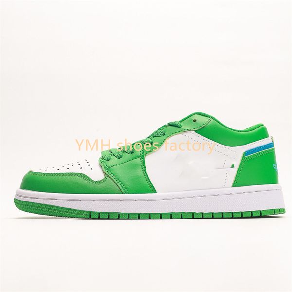 

shoes men women jumpman 1s low green white blue phantom dark reverse mocha chicago starfish patent bred gorge green dc0774-304, White;red
