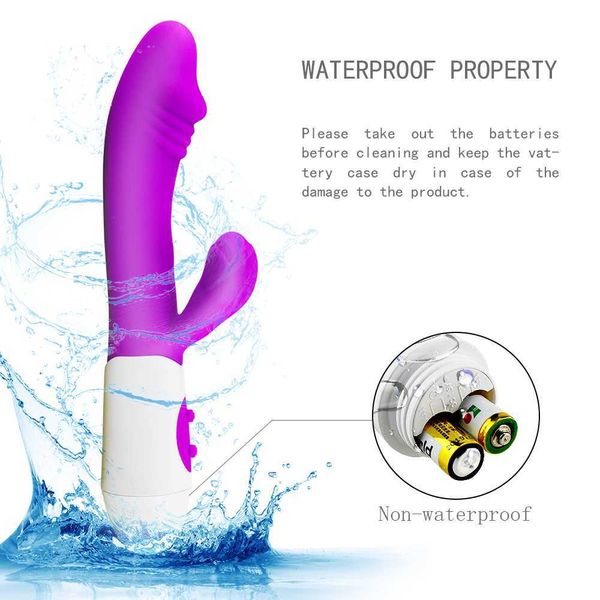 

toy massager g spot vibrators dual vibration safe silicone dildos vagina clitoris stimulation toys shop for women female couples