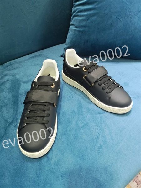 

2023 luxury designer women men casual shoes low- sneakers white leather sneaker sports lace up comfort flats outdoor trainers, Black