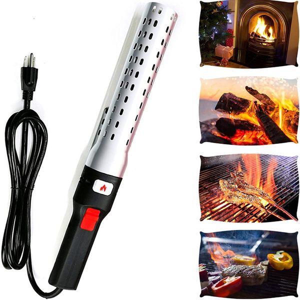 

BBQ Tools Accessories Charcoal Lighter Electric Starter for Barbecue Grill Firelighter Quickly Fire r 230616, White