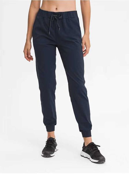 

lulu women's high waist loose stretch gym casual yoga pants with pockets outdoor drawstring breathable jogging sweatpants