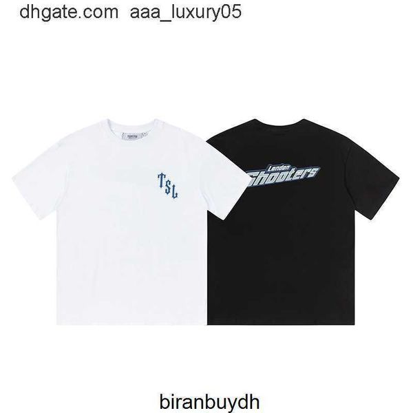 

sport men's t-shirts trapstar short sleeve shooters printed t-shirt, White;black