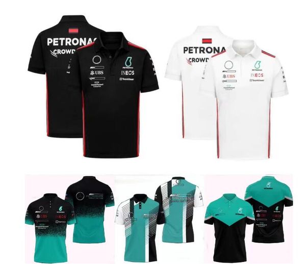 

f1 racing polo shirt summer new short-sleeved body shirts of the same style custom