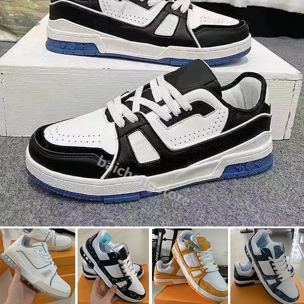 

men causal shoes fashion woman leather lace up platform sole sneakers white black mens womens luxury velvet suede 35-45 b5, White;red
