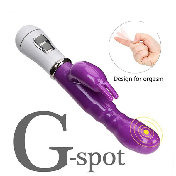 

pyjamas 12 speed double vibration rabbit vibrators for women female clitoris stimulator g-spot massager toys vagi v, Black;white
