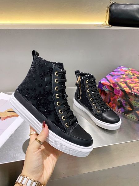 

casual shoes lace-up running trainers woman shoe men gym sneakers women travel leather fashion 0617, Black