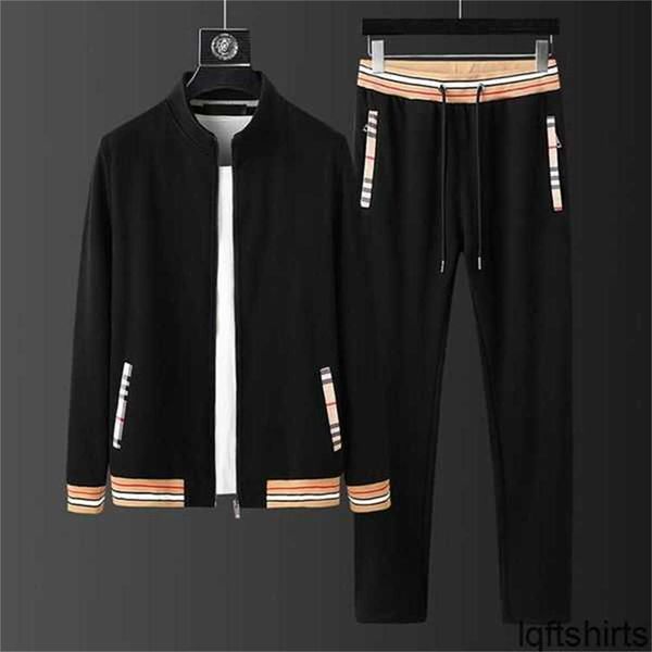 

designer mens tracksuits long sleeve full zipper jogging suits letters embroidery sweatsuit sets track hoodie jackets sweatpants pieces outf, Gray