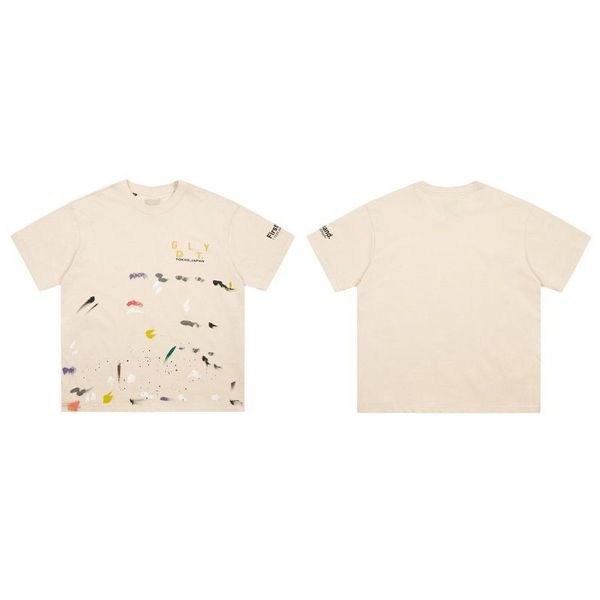 

designer t shirts luxury french tee thick cotton 260gsm vintage retro washed printed short sleeve mens streetwear loose oversized design #0, White;black