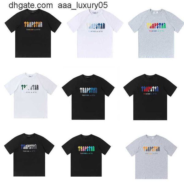 

trapstar mens t shirt embroidery alphabet womens t shirts movement size s/m//xl, White;black