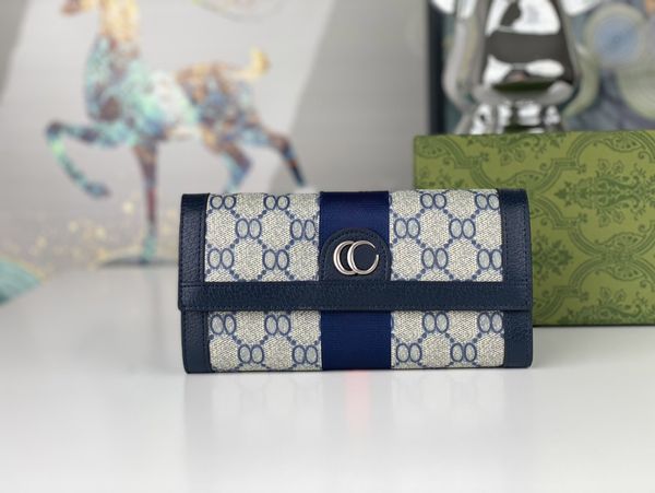 

designer wallet luxury ophidia cion purses mens womens credit card holder fashion marmont double letter long clutch bag high-quality classic, Red;black