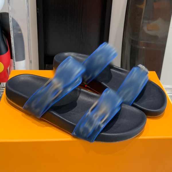 

2023 fashion designer slippers women slipper ladies flat slides fashion summer beach sandals brand leather flip flops -478, Black