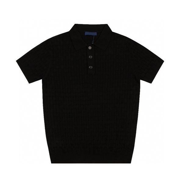 

tees men's plus polos round neck embroidered and printed polar style summer wear with street pure cotton m set shorts tshirt set 121edd, Black;brown
