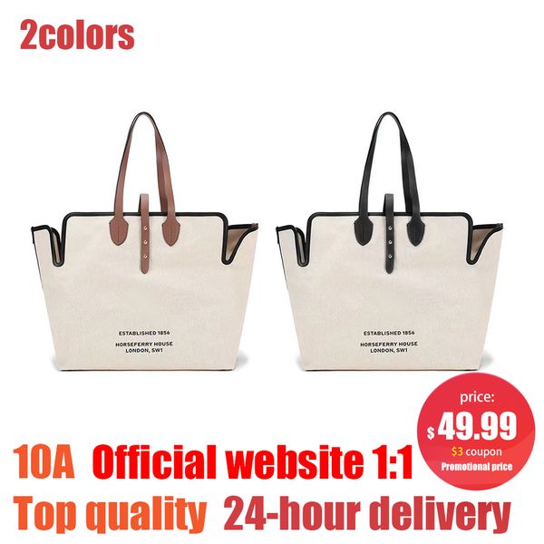 

fashion burbeerry beach bags luggage shopping totes shoulder handbag womens underarm duffle luxurys designer clutch travel bag canvas city m