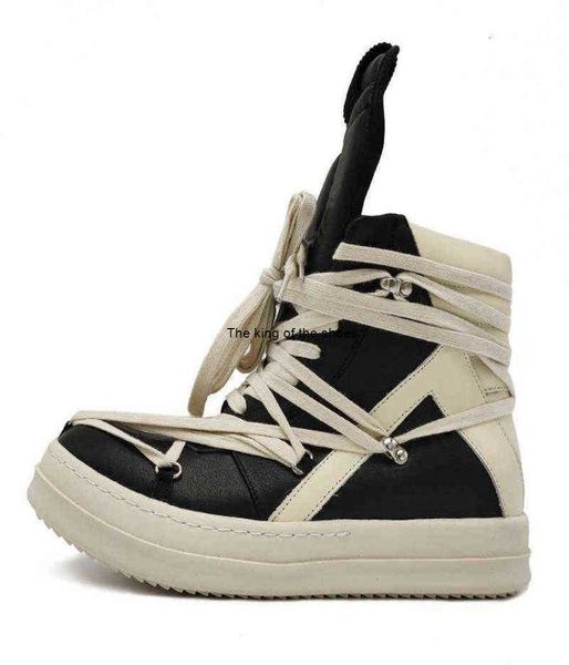 

trendy shoes ro20 high shoes men039s classic leather ro inverted triangle pentagram men039s shoes hexagram geometry5160910, Black