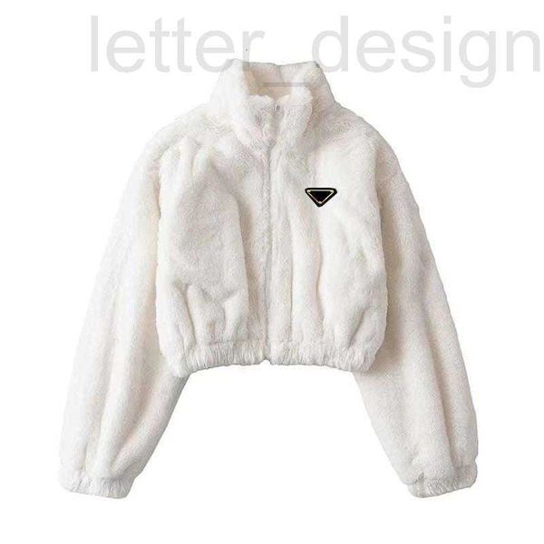 

women's jackets designer womens jacket wool down coats woman thick plush windbreaker long sleeves with letters budge coat s- v1i3, Black;brown