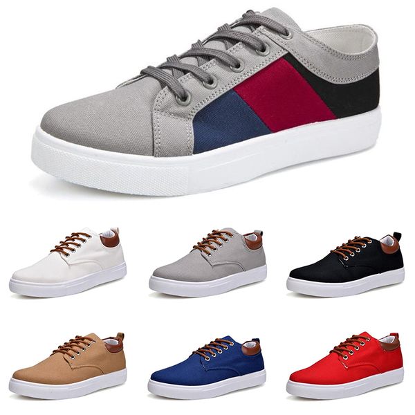 

casual shoes men women grey fog white black red grey khaki mens trainers outdoor sports sneakers size 40-47 color55