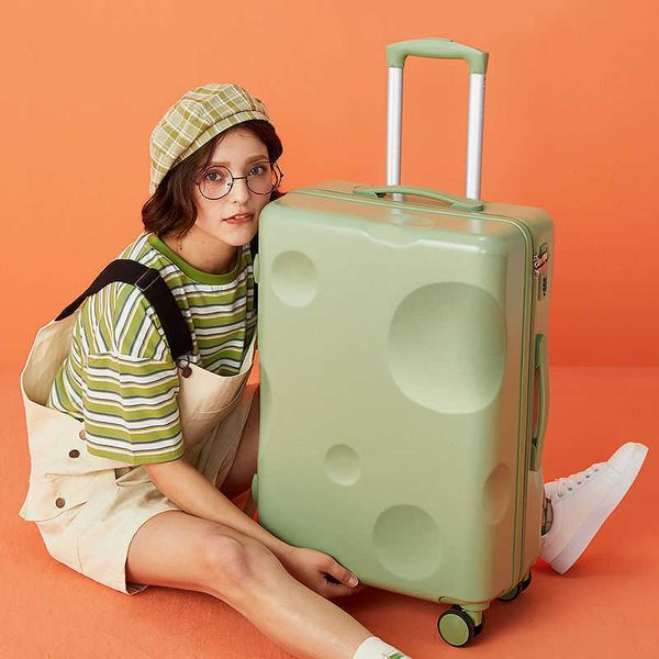 

suitcase female ins student high appearance trolley case small fresh and durable travel code case male oversized leather case