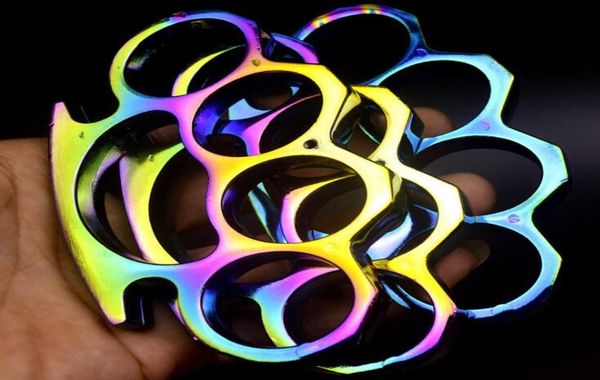 

about weight 154g chromatic colour thick steel brass knuckle dusters self defense personal security women039s and men039s se2938987