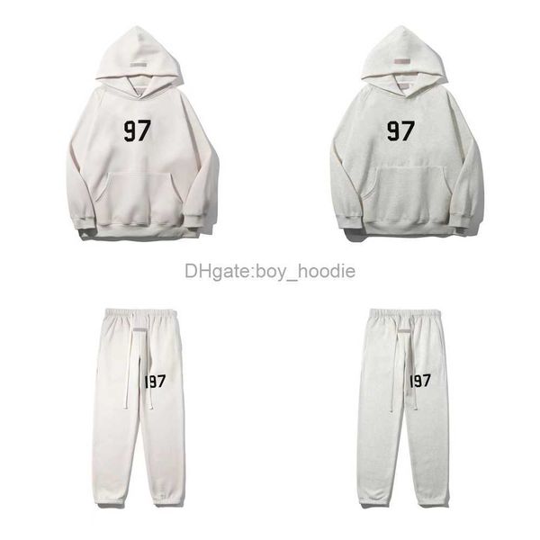 

2023 ess hoody luxury hoodies designer pullover sweatshirts god loose long sleeve hooded jumper mens womens fashion streetwear lovers cloth, Black