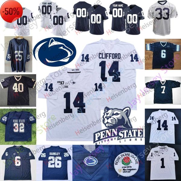 

penn football state jerseys jersey ncaa psu college jonathan sutherland johnny dixon drew allar allen paterno kj hamler cain freier, Black;red