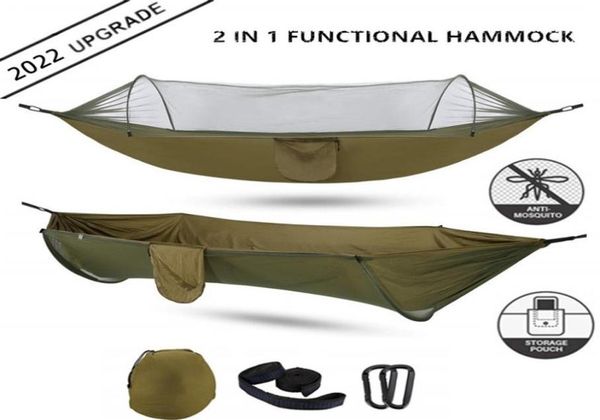 

portaledges camping hammock with mosquito net popup light portable outdoor parachute s swing sleeping stuff 2209054167754