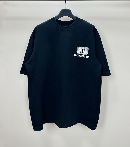 

men's plus tees & polos round neck embroidered and printed polar style summer wear with street pure cotton f1ed1, Black;brown