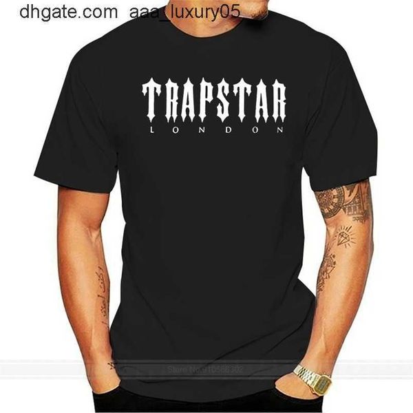 

limited trapstar london men's clothing t-shirt s-5xl men woman fashion t-shirt men cotton brand teeshirt 220315, White;black